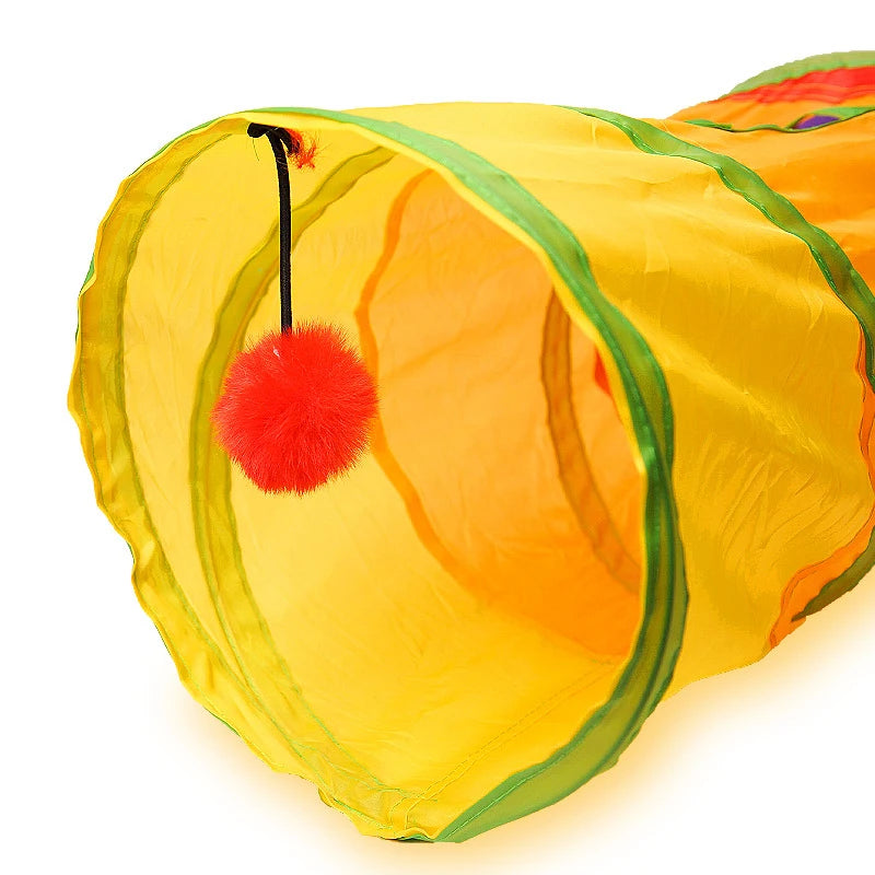 Collapsible Cat Play Tunnel for Indoor Cats