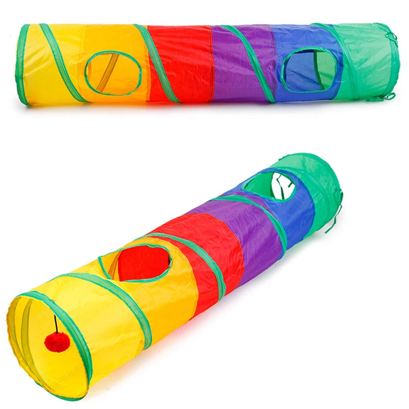 Collapsible Cat Play Tunnel for Indoor Cats