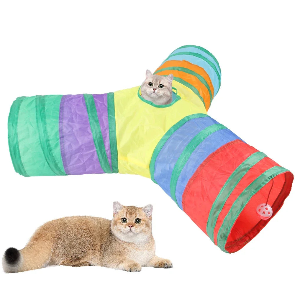 Collapsible Cat Play Tunnel for Indoor Cats